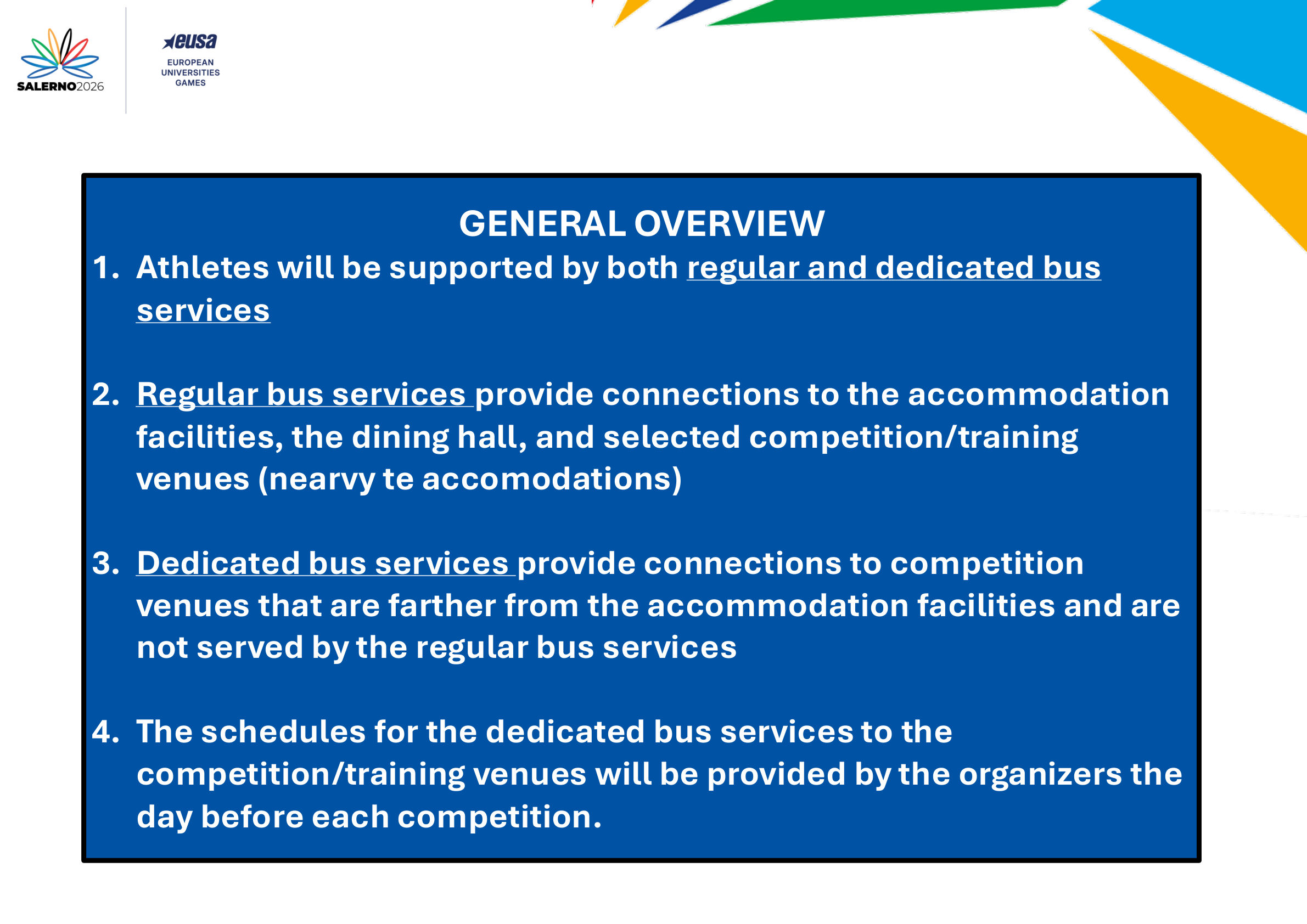 General overview (details)