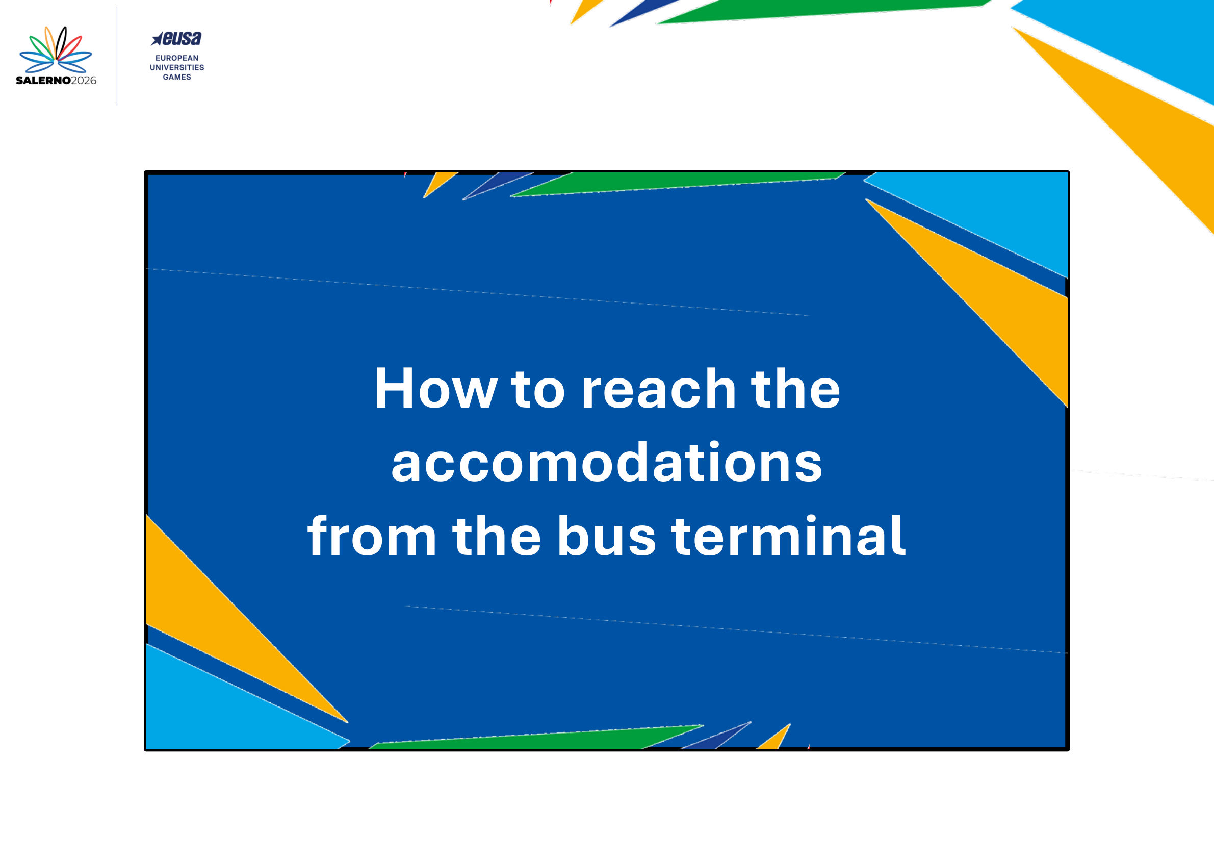 Reach accommodations